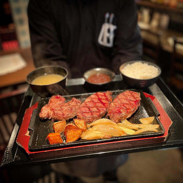 グリル ステーキ パスタン 焼肉 天文館 かごぶら